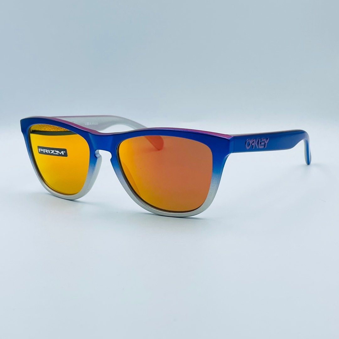 Oakley Frogskins Splatterfade w Prizm Ruby