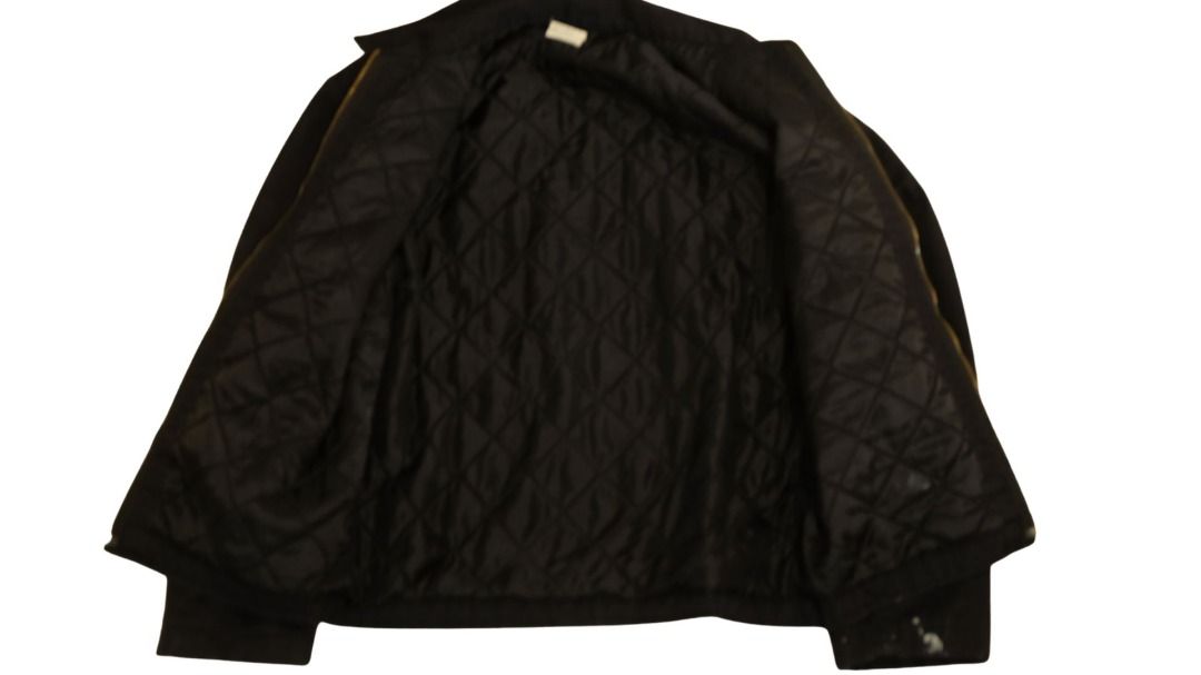 Old genuine Dickies Eisenhower jacket black quilted lined