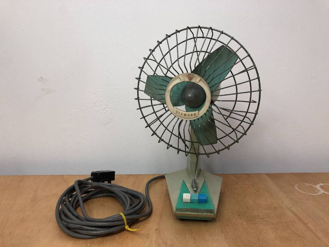 original DIAMOND desk fan, Furniture & Home Living, Lighting & Fans