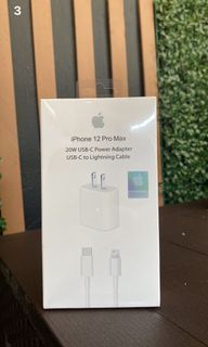 ORIGINAL‼️IPHONE CHARGER 20W ADAPTER AND TYPE-C TO LIGHTNING CABLE FAST CHARGING SET
