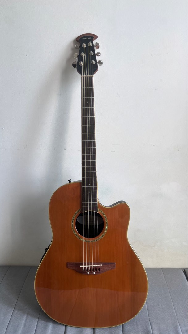 Ovation semi best sale acoustic guitar