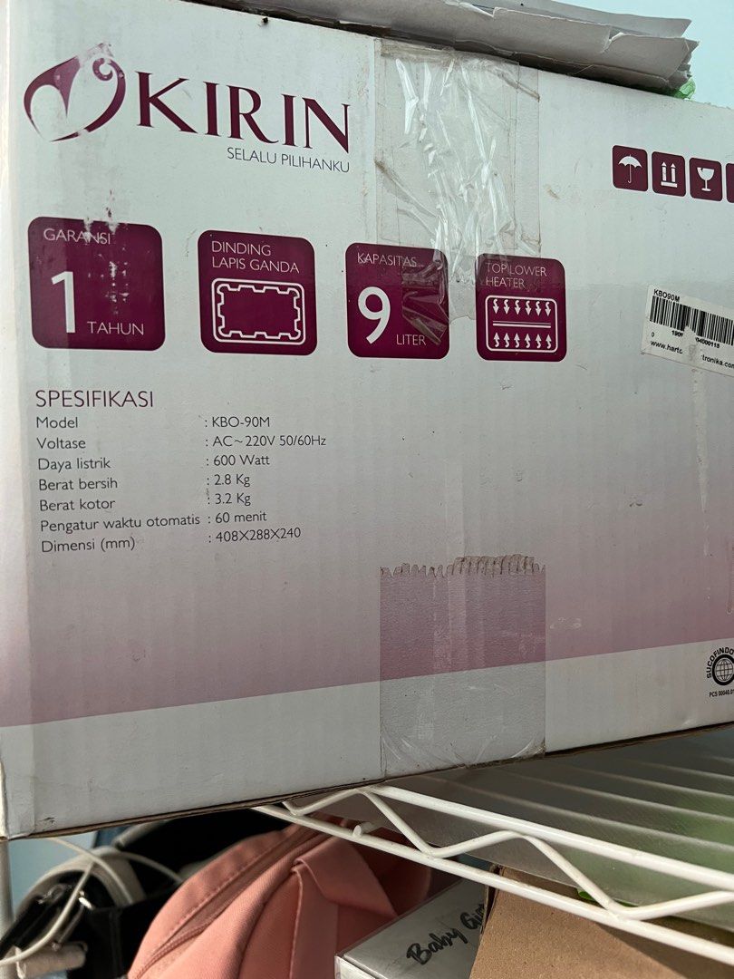 Oven Kirin KBO 90M 9Liter, Kitchen & Appliances di Carousell