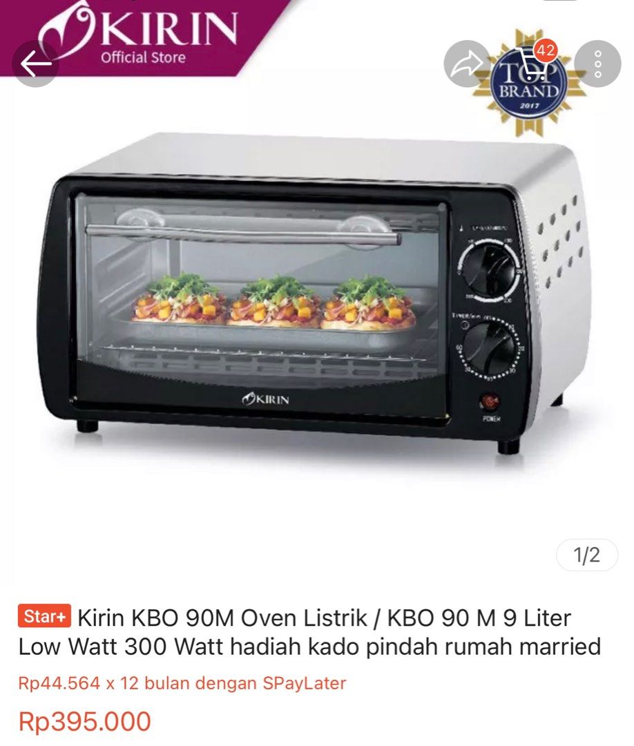 Oven Kirin KBO 90M 9Liter, Kitchen & Appliances di Carousell