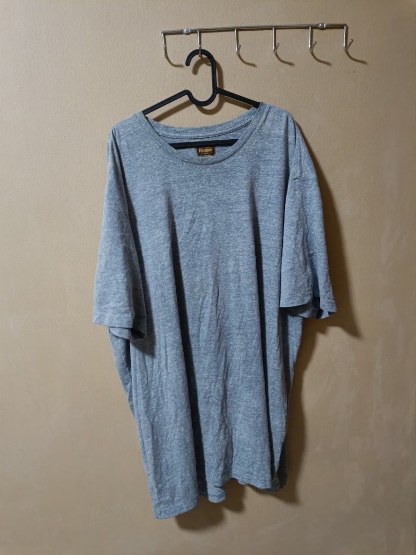 Oversized Grey Tee, Men's Fashion, Tops & Sets, Tshirts & Polo Shirts ...