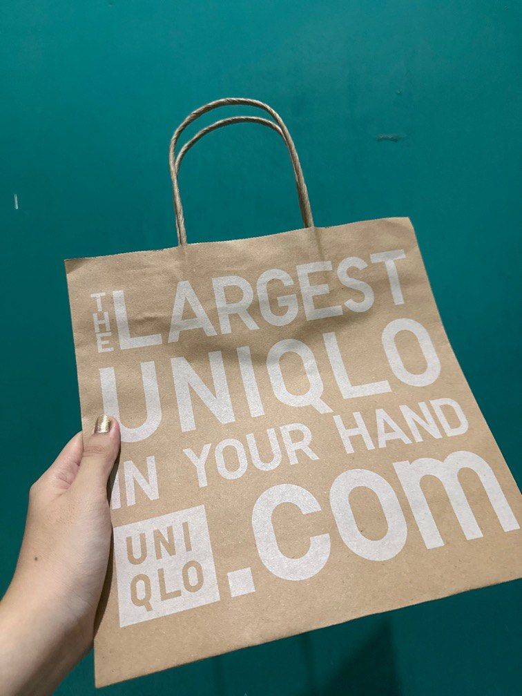 Paper Bag uniqlo on Carousell