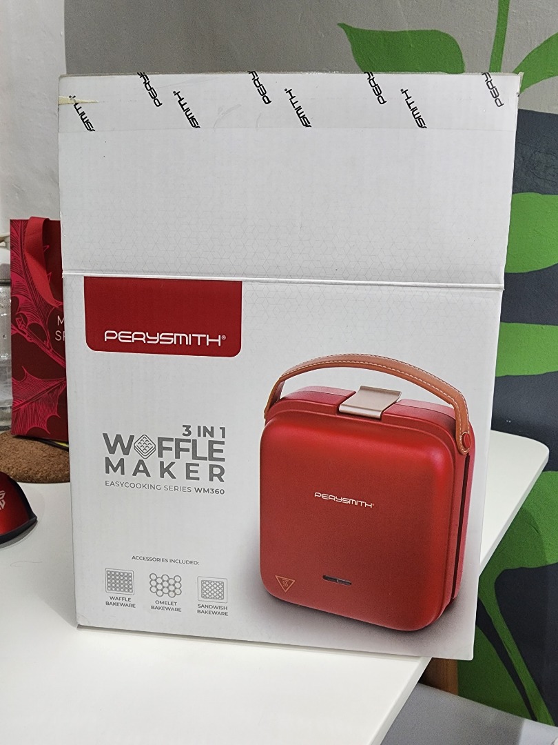 Perysmith 3 in 1 Waffle Maker on Carousell