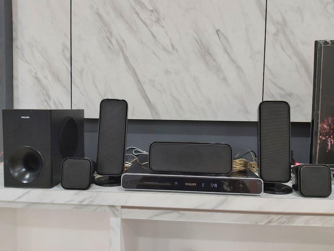 Philips 5.1 home theater set., Audio, Soundbars, Speakers & Amplifiers