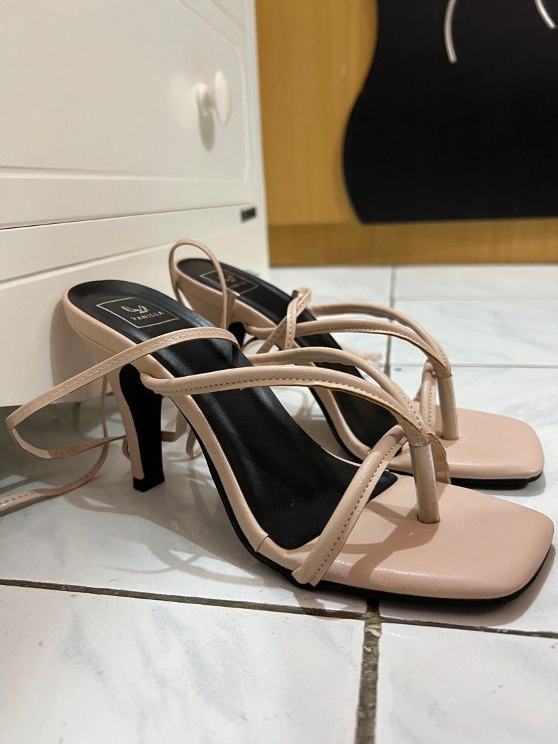 Pink Rope Heels on Carousell