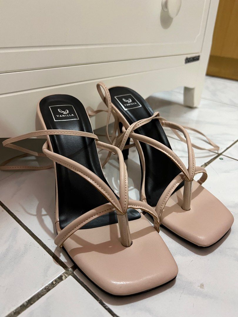 Pink Rope Heels on Carousell