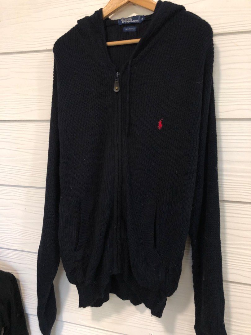 Polo Ralph Lauren knit hoodie Men s Fashion Coats Jackets and