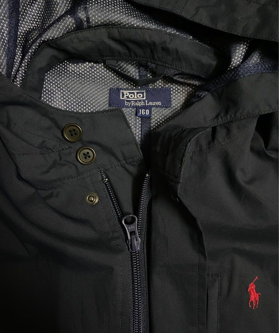 Polo ralph lauren men's nylon outlet hooded windbreaker jacket