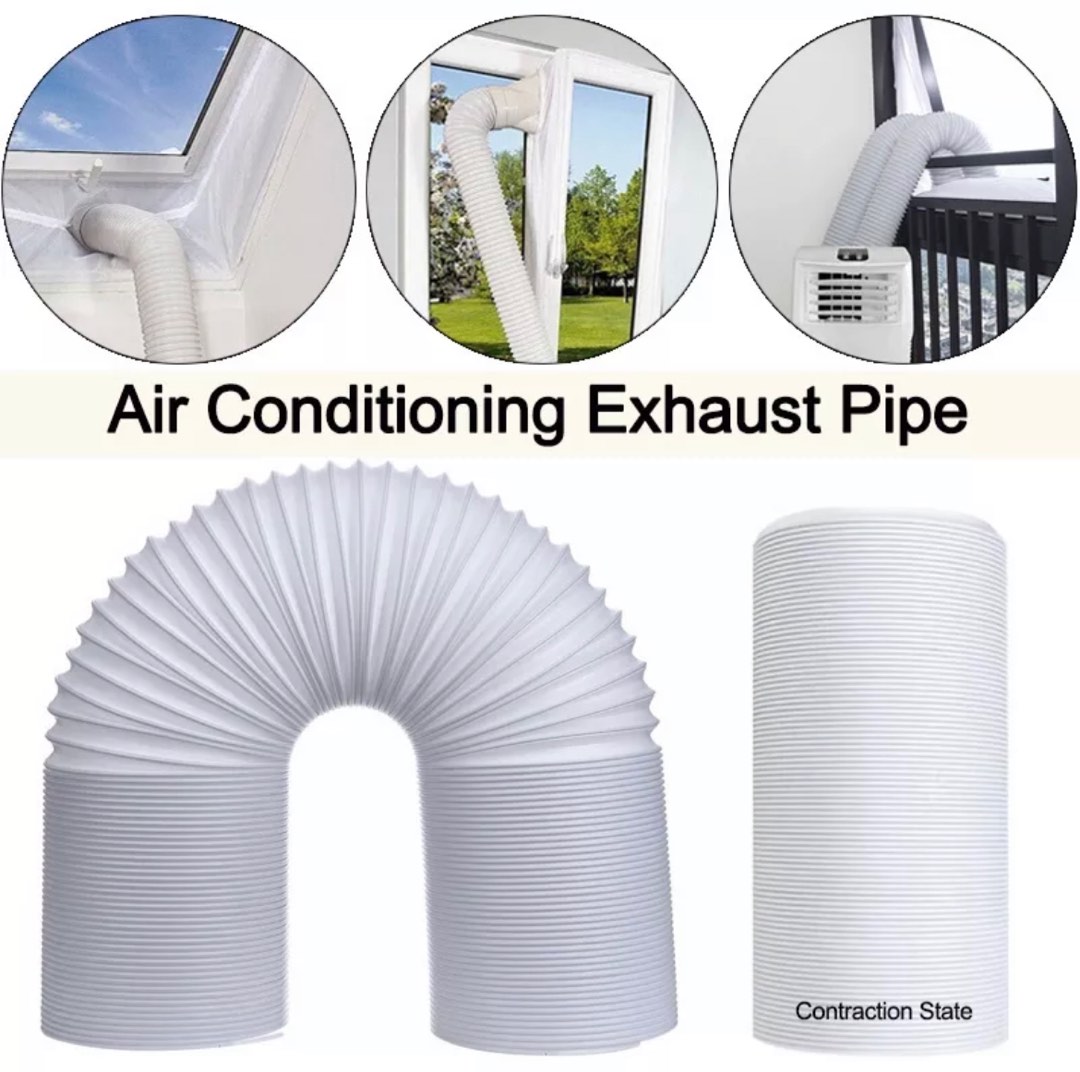 Portable aircon exhaust pipe, TV & Home Appliances, Air Conditioners