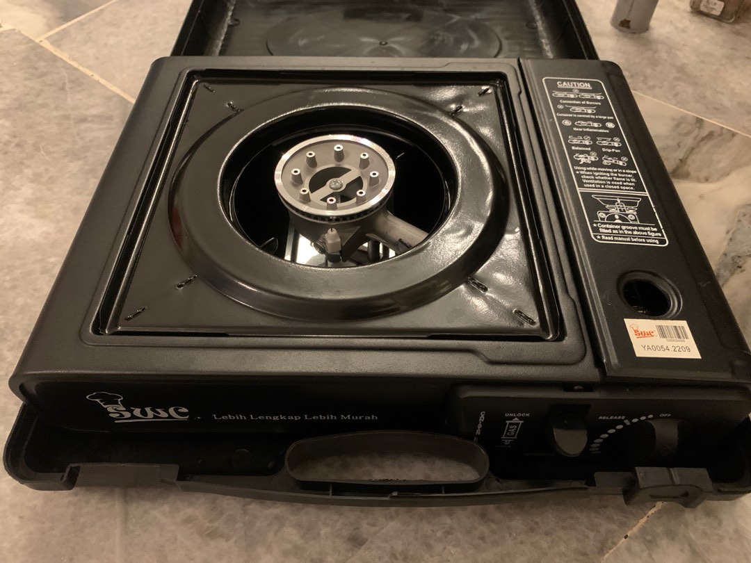 Portable gas stove 2in1, Sports Equipment, Hiking & Camping on Carousell