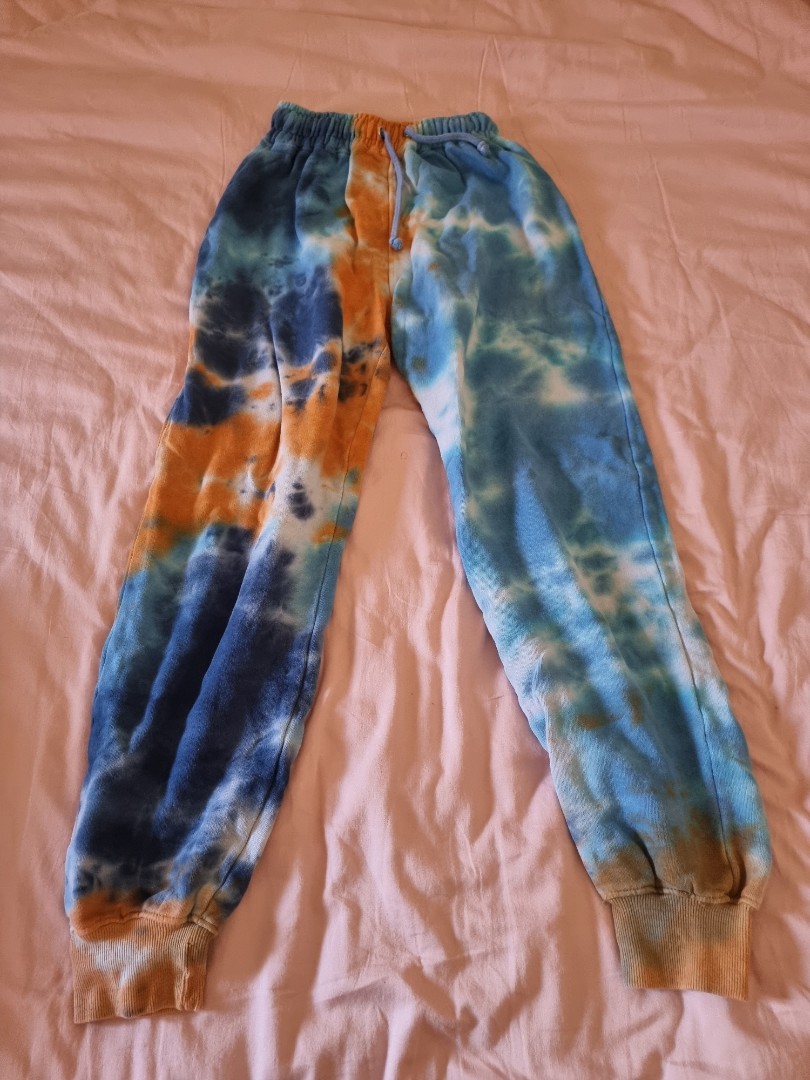 Pretty Little Thing PLT Joggers Tie Dye, Women's Fashion, Bottoms, Other  Bottoms on Carousell