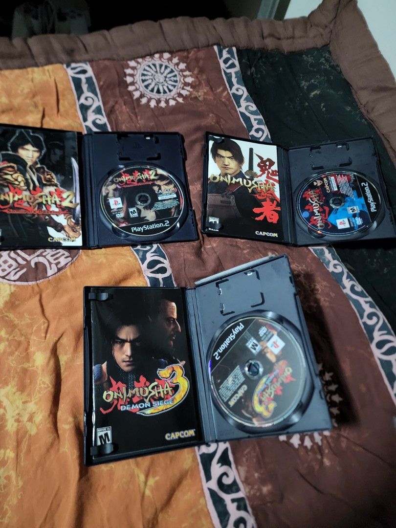 Jeu PlayStation 2 Onimusha 1, 2 Et 3 - Édition Complète - Bon état - Hack And Slash