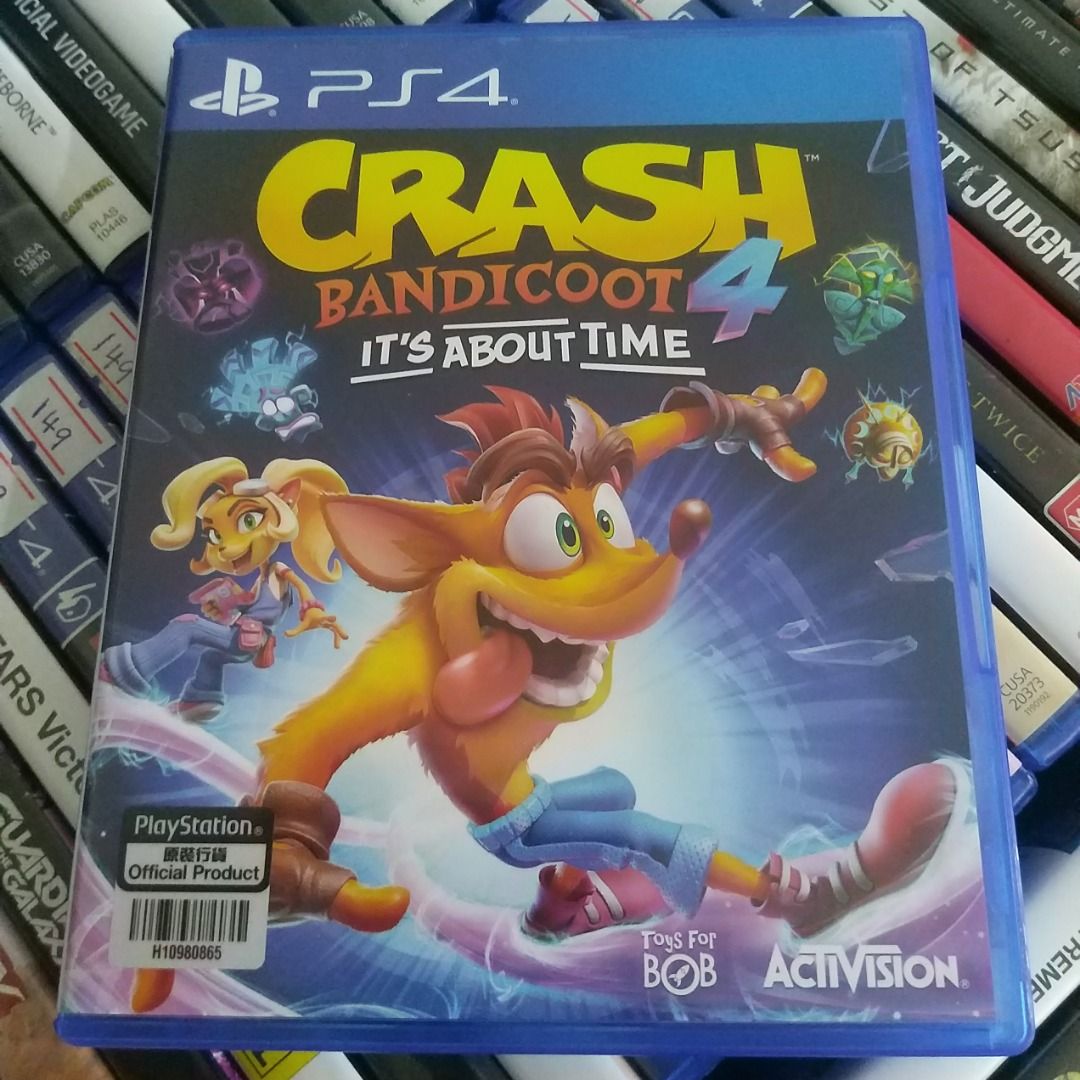 PS4 GAME CRASH BANDICOOT 4 IT S ABOUT TIME USED Video Gaming