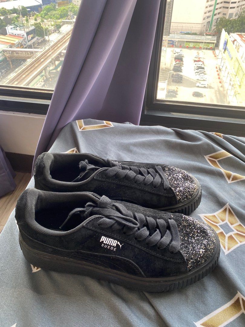 Suede platform shop gem