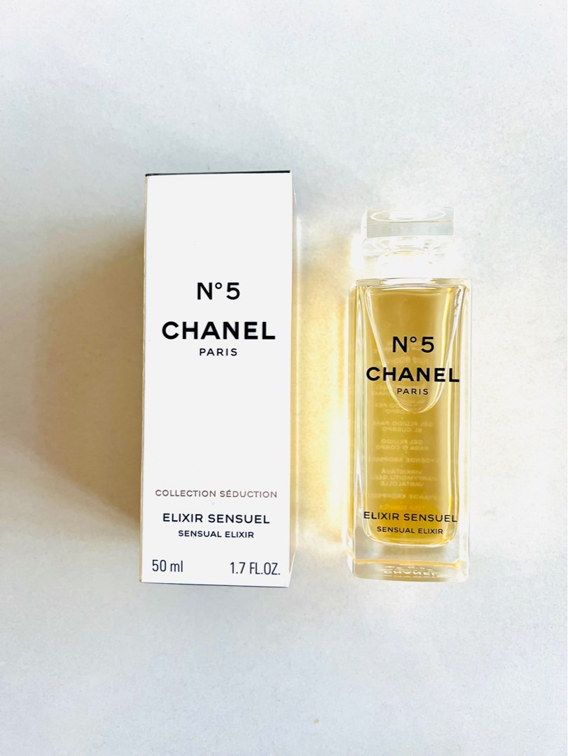 RARE / VINTAGE Chanel No. 5 Elixir Sensuel Fluid Body Gel for Women 50ml  1.7oz $274.99 - PicClick