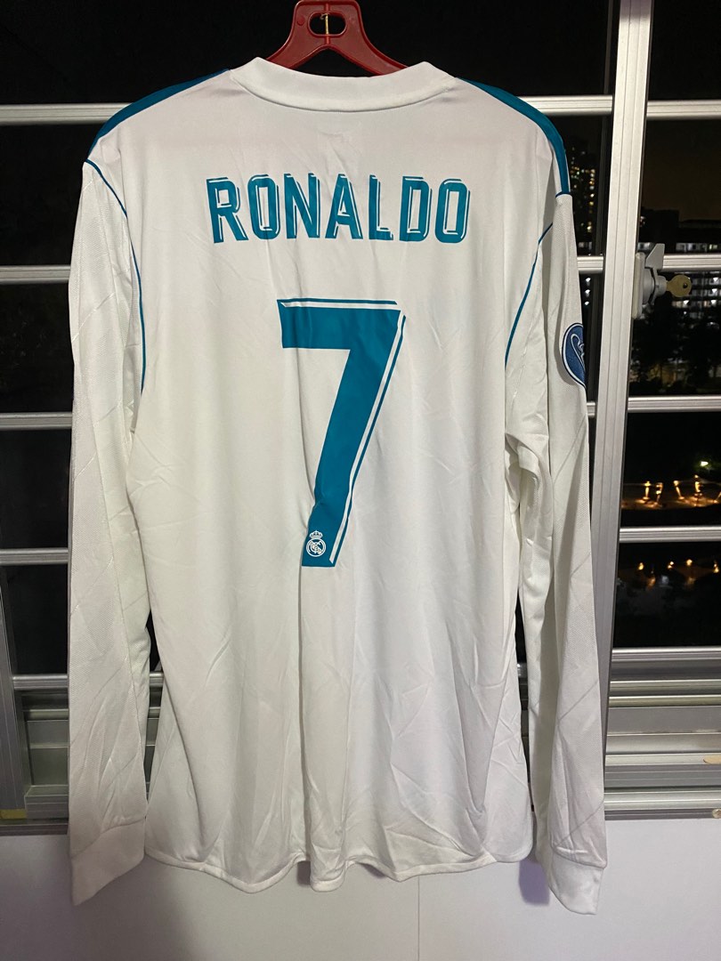 Real Madrid Cristiano Ronaldo Jersey 2017 (Long Sleeves)
