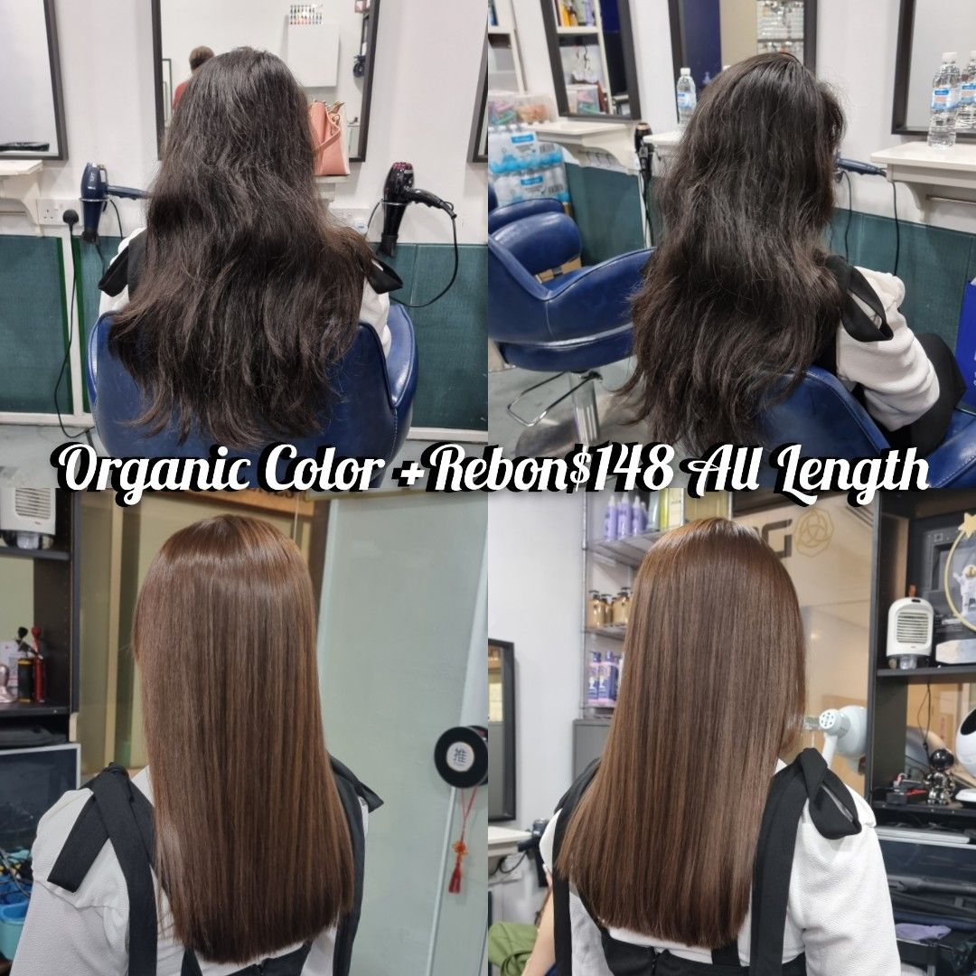 Rebonding+color, Beauty & Personal Care, Hair on Carousell