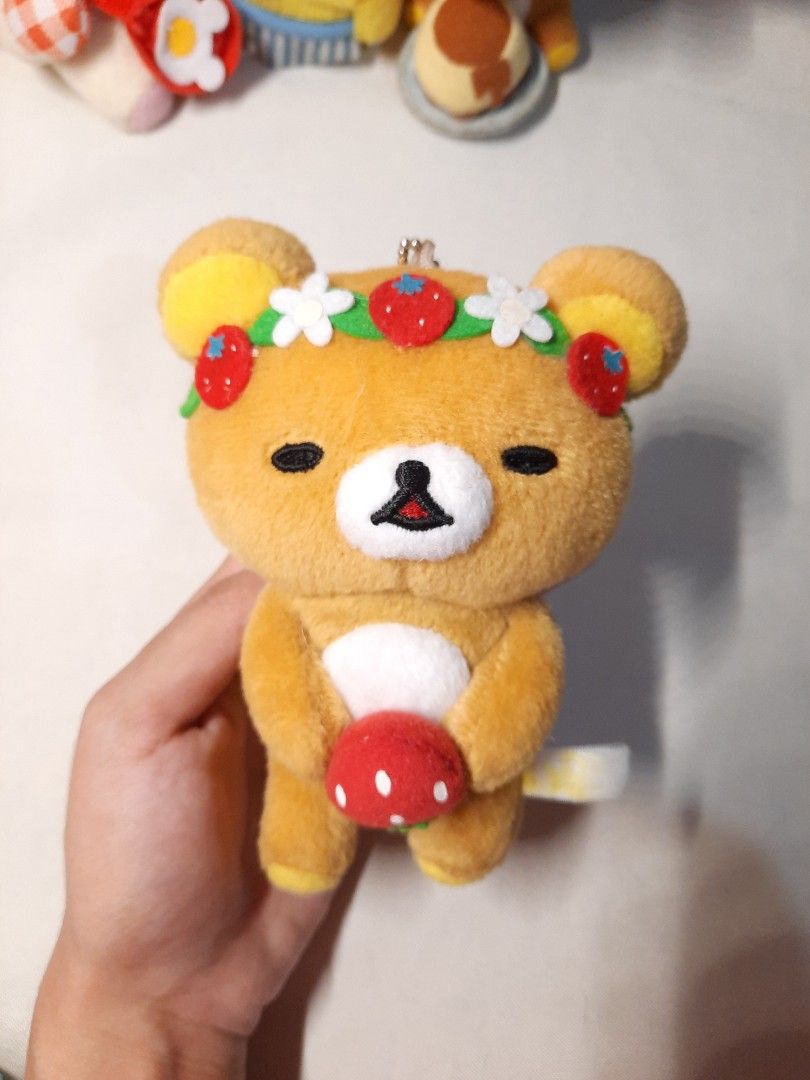 Rilakkuma Strawberry Floral Plush on Carousell