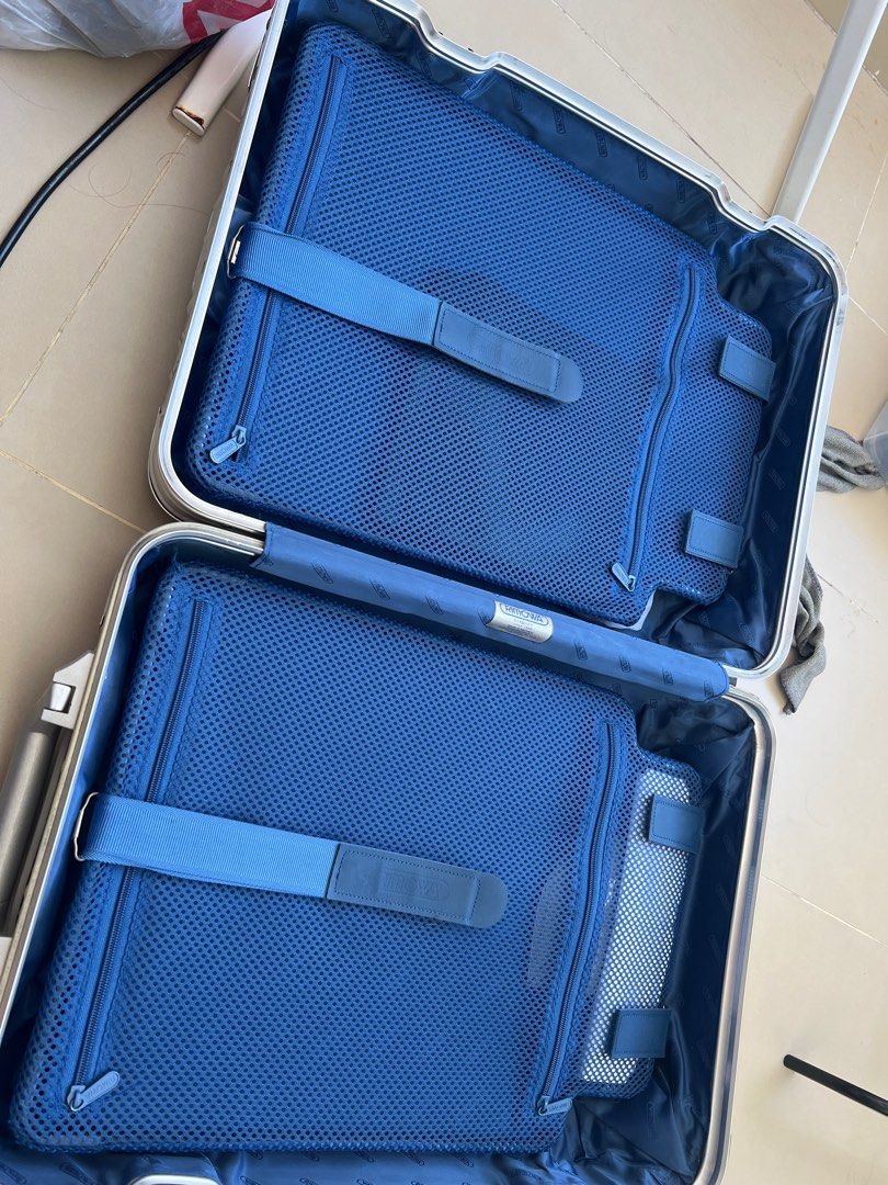 Rimowa Logo Topas Topaz Piccolo Camera Case Blue Handbag Mini 1.4