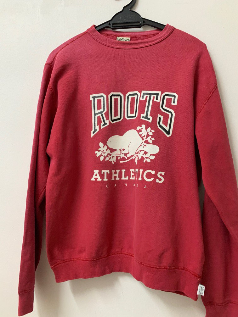 Roots red cheap sweater