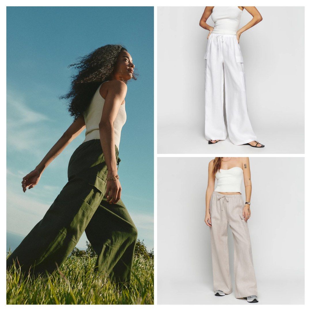 Reformation linen pants store