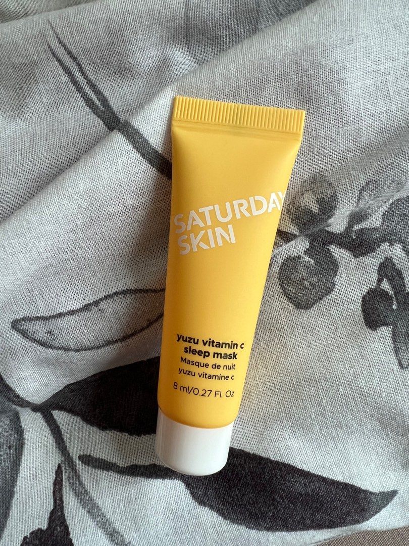 Saturday skin yuzu vitamin c sleep mask, Beauty & Personal Care, Face