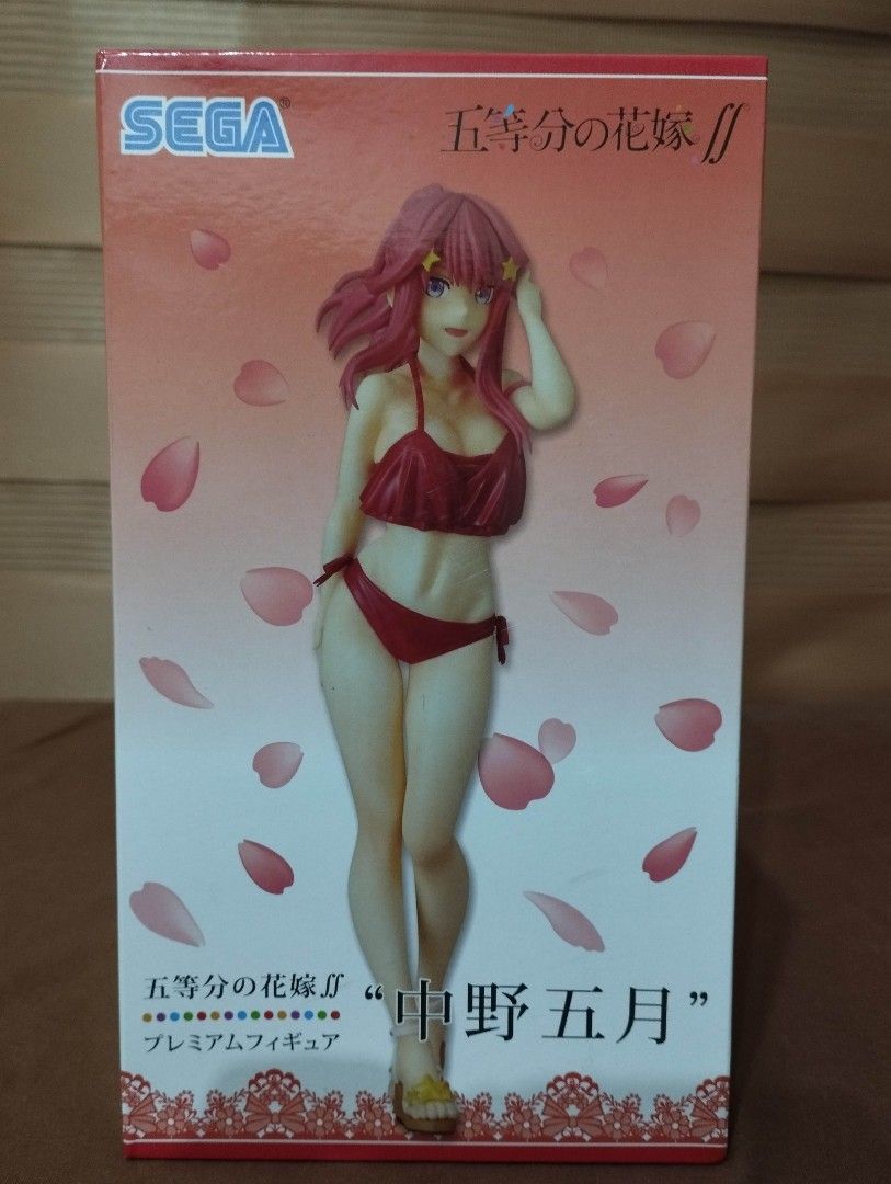 Sega Quintessential Quintuplets Itsuki Nakano (Bikini Version) (Category: Figurines & Statues) located in Manila. Submitted by jmmendoza321 (Listing ID 1234673066, Image 1). Description: Sega Quintessential Quintuplets Itsuki Nakano (Bikini Version) Mint In Sealed Box Mode of Payment: GCash or COD Mode of Delivery: Lalamove or LBC Meet-up around Sampaloc, Manila Area.