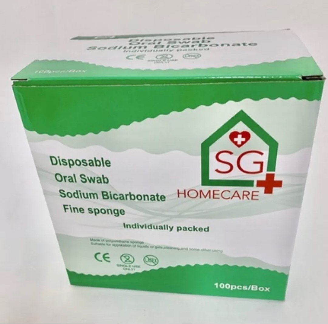 SG Homecare Sodium Bicarbonate Oral Swabs with HSA register, Health