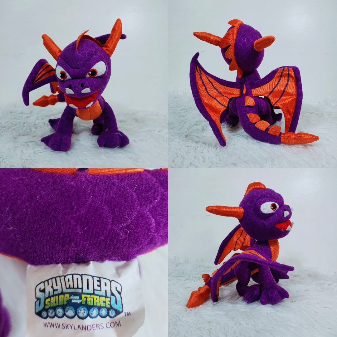 Skylanders Spyro Plush (Category: Plushies & Soft Toys) located in Antipolo. Submitted by bhabiegraciefashionlab (Listing ID 1234749258, Image 1). Description: ✨🎀✨Skylanders Spyro Plush✨🎀✨ 🍭🥳Yours for Only 💸💵 ₱199+ SF🥳🍭 🔖✨•Details•✨🔖 🧿Like New 🧿Brand/Etiketa - Skylanders Swap Force 🧿Approx 8 inches (H) 10 inches (L) #skylanders #spyro #cute #japanstuffedtoys #authentic #plushies #softtoys #stuffedtoys.