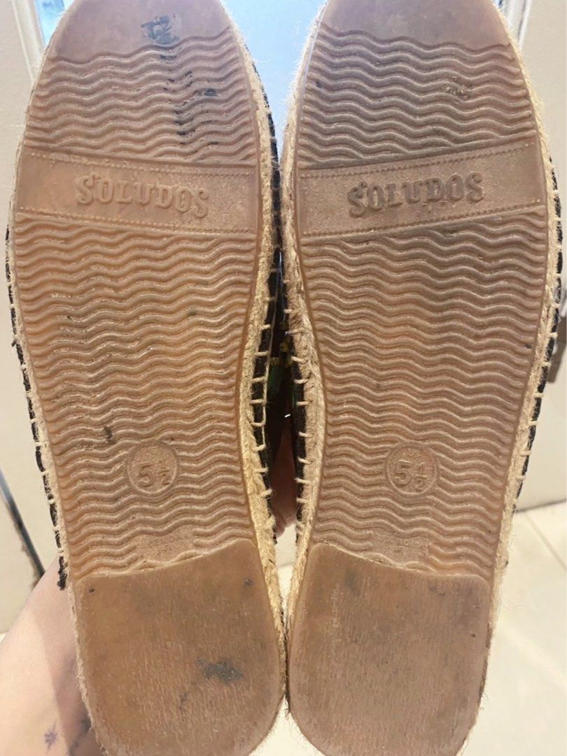 Soludos embellished sales floral mule