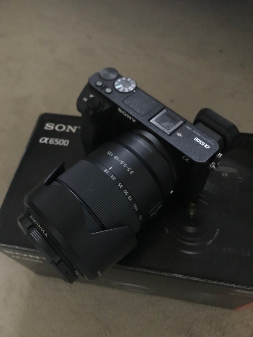 Sony A6500 with Lens Sc2K, Photography, Cameras on Carousell