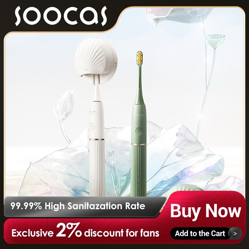 SOOCAS Sonic Electric Toothbrush D2 Smart Ultrasonic Tooth, 美容＆化妝品, 健康及 ...