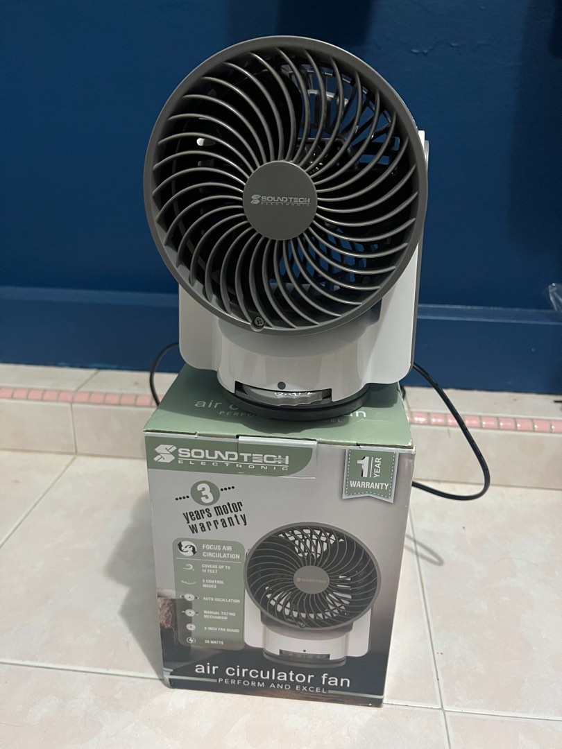 Soundtech Air Circulator Fan ACF5, Furniture & Home Living, Lighting
