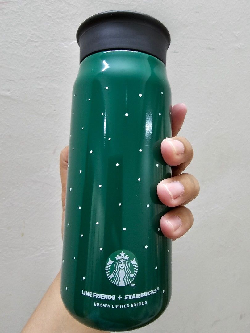 Starbucks x Line Thermos, Furniture & Home Living, Kitchenware & Tableware, Water Bottles