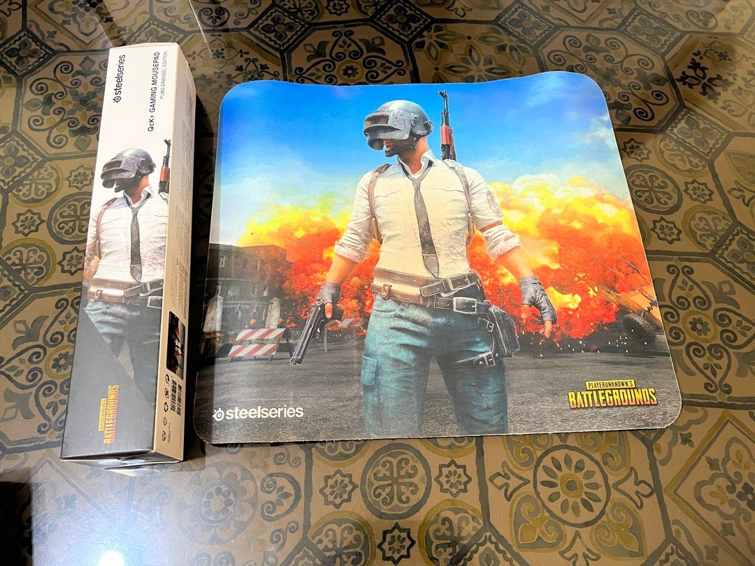 SteelSeries QCK+ PUBG Erangel Edition (Category: Mouse & Mousepads) located in San Fernando. Submitted by dadid2020 (Listing ID 1234625023, Image 1). Description: Gaming mouse pad . Slightly used . 450mm X 400mm X 4mm . Location: Pampanga Can do meetup in SM Pampanga..