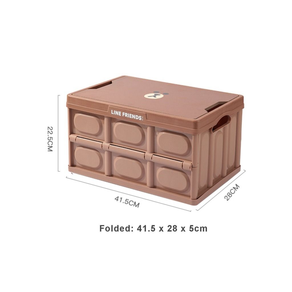 Storage Box Foldable Stackable Collapsible Car Boot Storage Box ...