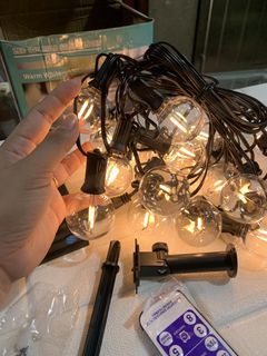 Stringlights solar and plug indoor and outdoor