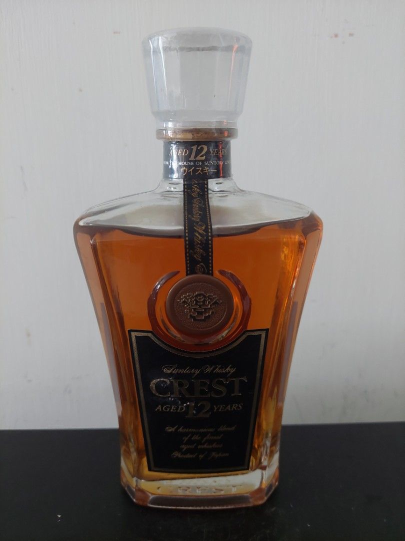 Suntory Crest aged 12 years whisky 700ml 43%, 嘢食& 嘢飲, 酒精飲料