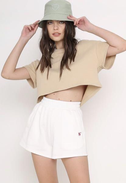 White hotsell runner shorts