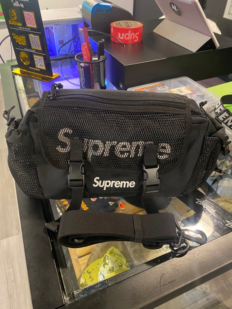 Supreme waist best sale bag ss20 size