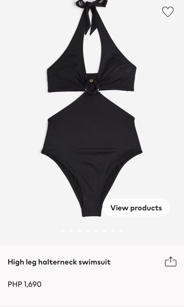 1 Swimsuit & 1 Bikini Set H&M, Women's Fashion, Swimwear, Bikinis