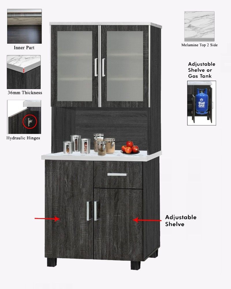 Tall Kitchen Furniture & Home Living, Furniture, Shelves