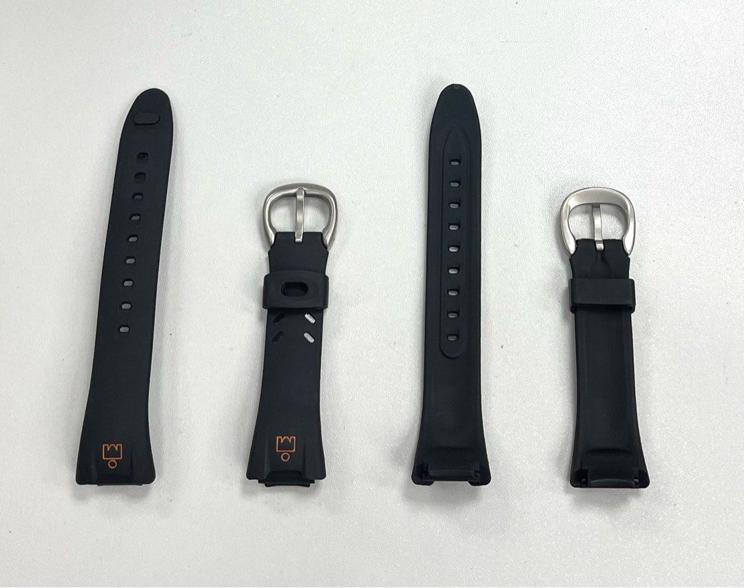 Timex 16mm Ironman series strap 黑色運動錶膠帶T53151 包平郵, 男