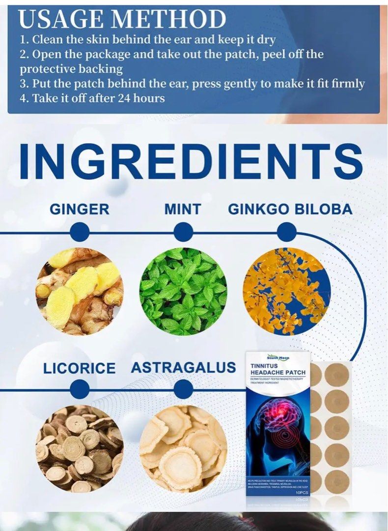 Ginger tinnitus sale