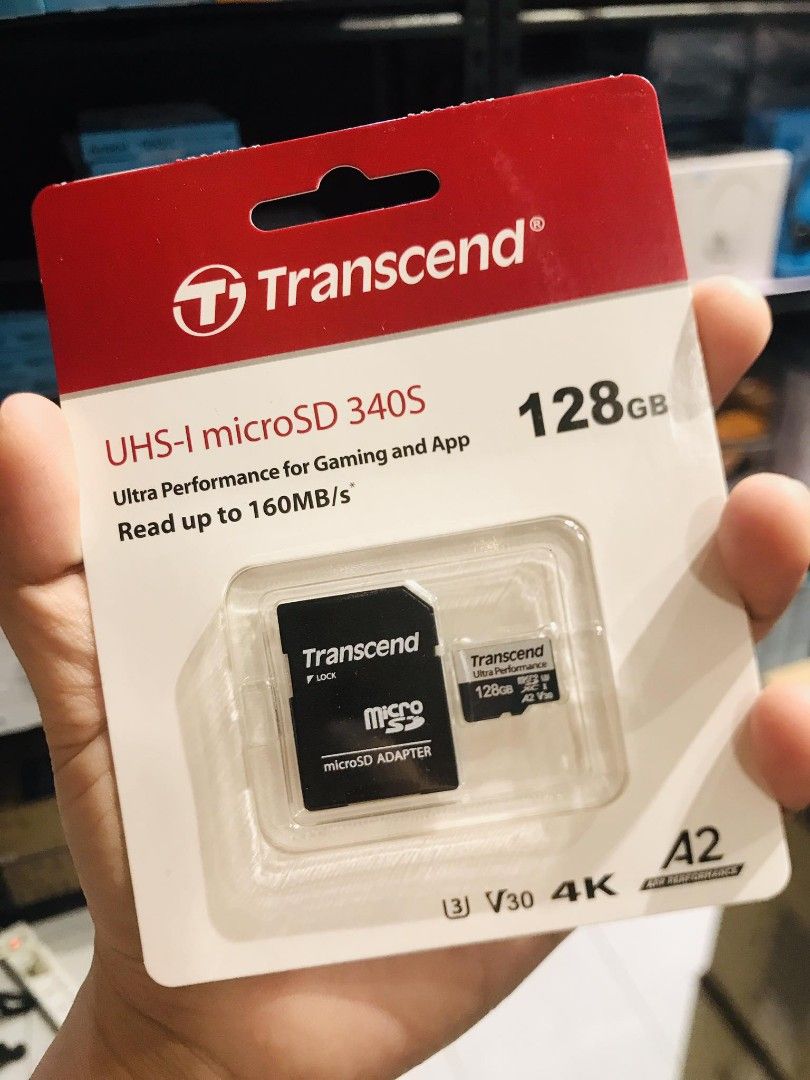 💯Transcend 128GB microSD USD340s Ultra Performance V30 TS128GUSD340S (Category: Memory & SD Cards) located in Makati City. Submitted by techubstoreandaccessories (Listing ID 1234637321, Image 3). Description: Transcend 128GB microSD USD340s Ultra Performance V30 TS128GUSD340S Onhand ready to ship‼️‼️ ✅BRANDNEW ORIGINAL & SEALED ✅ACTUAL PICTURE POSTED ✅ACCEPT WALK IN/PICK UP CLIENT (Mon-Fri 8am-7pm)( Saturday10am-4pm) 📍Location: Evangelista St. 