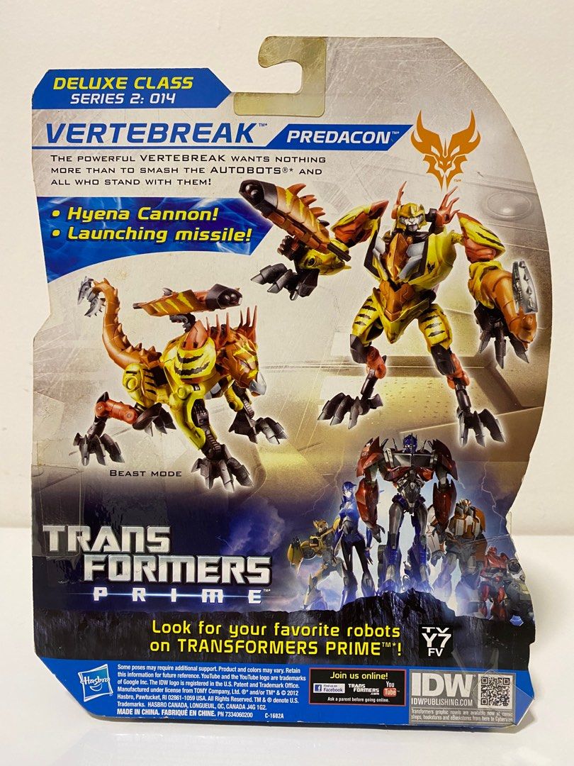 Vertbreak Rid Transformers Prime Vertebreak MOSC, Hobbies & Toys, Toys & Games on ...