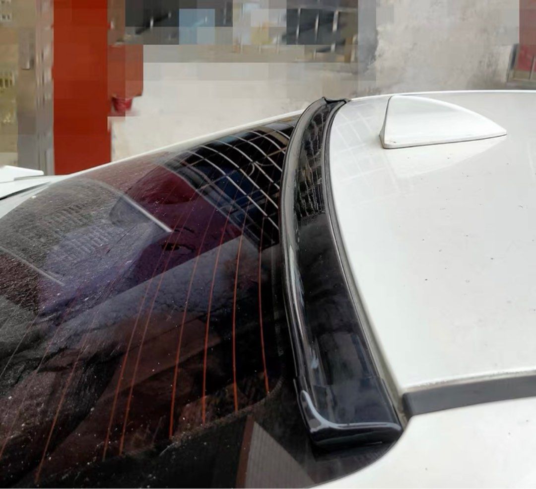 Universal Stickon Roof Spoiler, Car Accessories, Accessories on Carousell